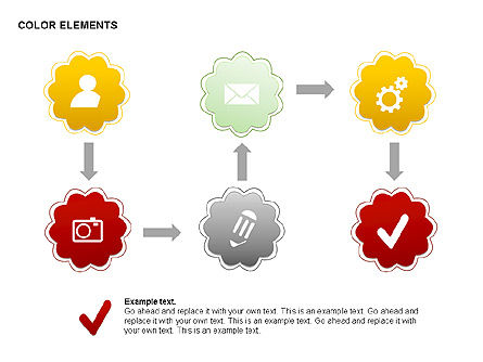 Formes des éléments de couleur gratuits, Diapositive 13, 00357, Formes — PoweredTemplate.com