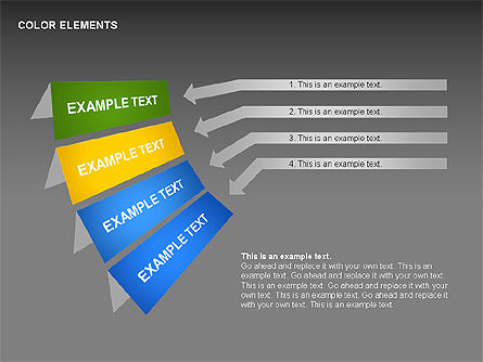 Elementos de color formas gratis, Diapositiva 5, 00357, Formas — PoweredTemplate.com