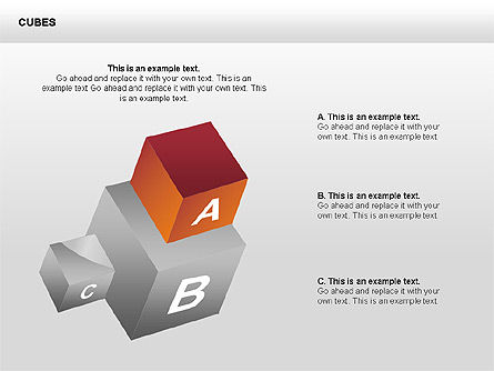 3d cube perspective collection, Diapositive 7, 00358, Formes — PoweredTemplate.com