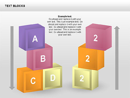 Text blocks collection de formes, Diapositive 14, 00359, Formes — PoweredTemplate.com