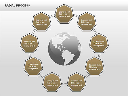 Gráficas de Procesos Radiales, Diapositiva 7, 00360, Diagramas de proceso — PoweredTemplate.com