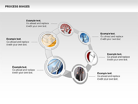 Diagrammi di processo con immagini, Slide 10, 00363, Diagrammi di Processo — PoweredTemplate.com
