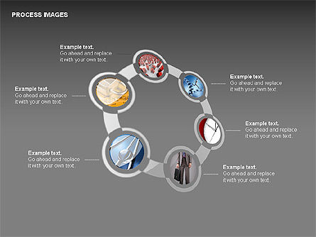 Diagrammi di processo con immagini, Slide 13, 00363, Diagrammi di Processo — PoweredTemplate.com