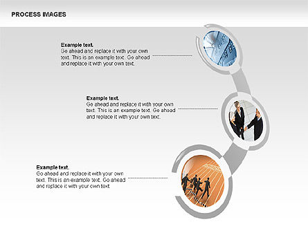 画像を含むプロセス図, スライド 6, 00363, プロセス図 — PoweredTemplate.com
