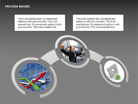Diagrammes de processus avec des images, Diapositive 9, 00363, Schémas de procédés — PoweredTemplate.com