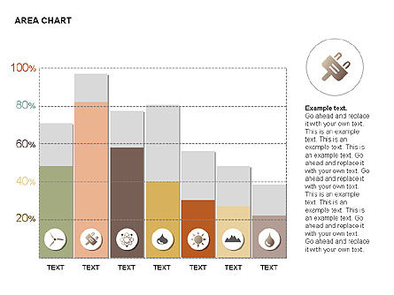 Casella degli strumenti del grafico di area, Slide 6, 00364, Diagrammi Palco — PoweredTemplate.com
