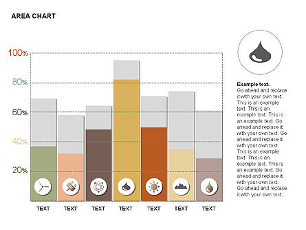 Caja de herramientas de gráficos de área, Diapositiva 8, 00364, Diagramas de la etapa — PoweredTemplate.com