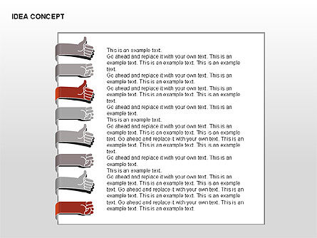 Chart concetto idea, Slide 12, 00365, Forme — PoweredTemplate.com