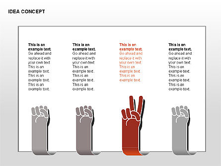 Gráfico de concepto de la idea, Diapositiva 2, 00365, Formas — PoweredTemplate.com
