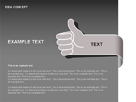 Tableau de concept d'idée, Diapositive 3, 00365, Formes — PoweredTemplate.com