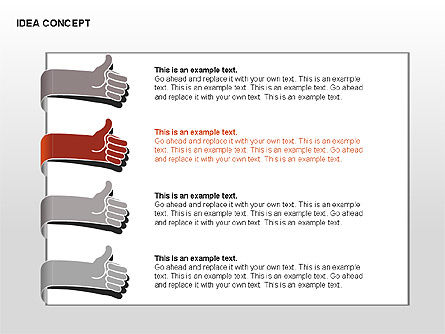 Chart concetto idea, Slide 4, 00365, Forme — PoweredTemplate.com