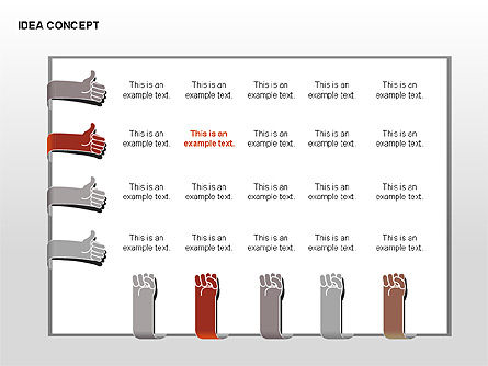 Tableau de concept d'idée, Diapositive 5, 00365, Formes — PoweredTemplate.com