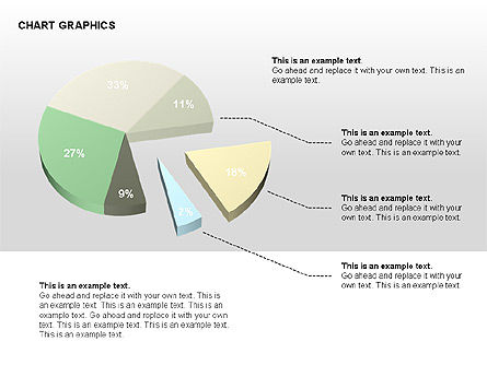 Chart Graphics, Slide 15, 00368, Pie Charts — PoweredTemplate.com