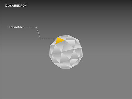 Icosahedron, Deslizar 15, 00369, Gráficos Matriciais — PoweredTemplate.com