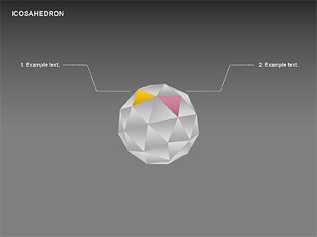 Icosahedron, Deslizar 16, 00369, Gráficos Matriciais — PoweredTemplate.com