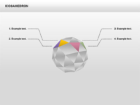 Icosahedron, Deslizar 5, 00369, Gráficos Matriciais — PoweredTemplate.com