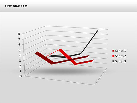 Line Diagram (data driven), Slide 13, 00376, Business Models — PoweredTemplate.com