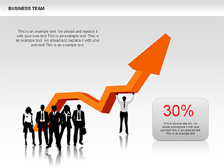 Diagramas de equipos de negocios, Diapositiva 2, 00384, Formas — PoweredTemplate.com