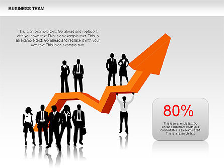 Diagramas de equipos de negocios, Diapositiva 4, 00384, Formas — PoweredTemplate.com