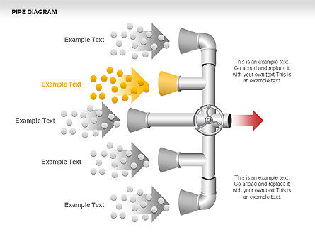 Pipe Diagrams, Slide 12, 00390, Process Diagrams — PoweredTemplate.com