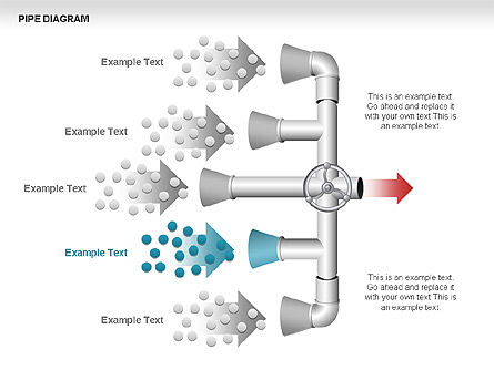 Pipe Diagrams, Slide 14, 00390, Process Diagrams — PoweredTemplate.com