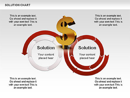 Solution Charts, Slide 10, 00392, Shapes — PoweredTemplate.com
