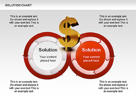 Solution Charts, Slide 11, 00392, Shapes — PoweredTemplate.com
