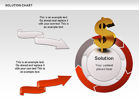 Solution Charts, Slide 6, 00392, Shapes — PoweredTemplate.com