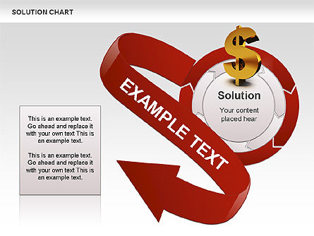 Solution Charts, Slide 8, 00392, Shapes — PoweredTemplate.com