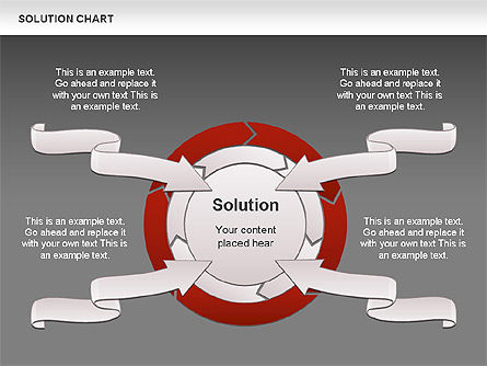Solution Charts, Slide 9, 00392, Shapes — PoweredTemplate.com
