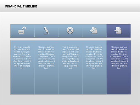 Línea de tiempo financiera gratuita, Diapositiva 10, 00395, Timelines & Calendars — PoweredTemplate.com
