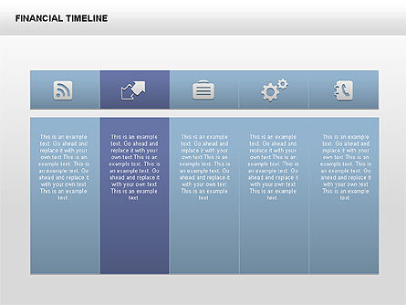 Línea de tiempo financiera gratuita, Diapositiva 12, 00395, Timelines & Calendars — PoweredTemplate.com