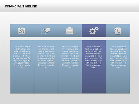 Free Financial Timeline, Slide 14, 00395, Timelines & Calendars — PoweredTemplate.com