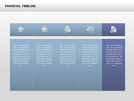 Free Financial Timeline, Slide 5, 00395, Timelines & Calendars — PoweredTemplate.com