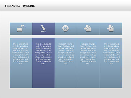 Chronologie financière gratuite, Diapositive 7, 00395, Timelines & Calendars — PoweredTemplate.com