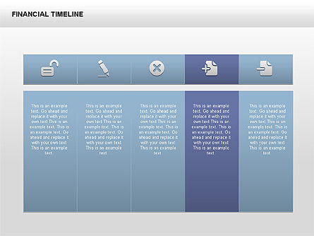 Línea de tiempo financiera gratuita, Diapositiva 9, 00395, Timelines & Calendars — PoweredTemplate.com