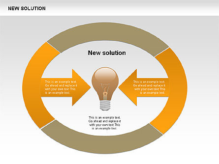 Trouver des diagrammes de solutions, Diapositive 11, 00397, Formes — PoweredTemplate.com