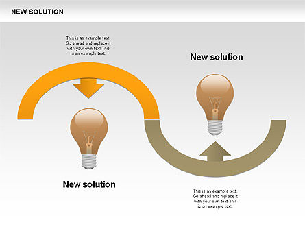 Obter diagramas de solução, Deslizar 13, 00397, Formas — PoweredTemplate.com