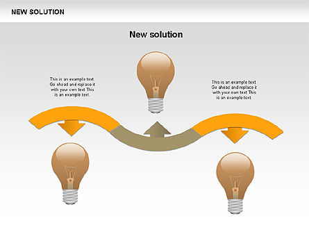 Obter diagramas de solução, Deslizar 14, 00397, Formas — PoweredTemplate.com