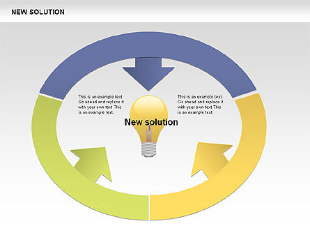 Menemukan Diagram Solusi, Slide 2, 00397, Bentuk — PoweredTemplate.com