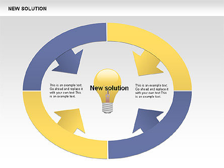 Menemukan Diagram Solusi, Slide 3, 00397, Bentuk — PoweredTemplate.com