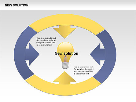 Menemukan Diagram Solusi, Slide 4, 00397, Bentuk — PoweredTemplate.com