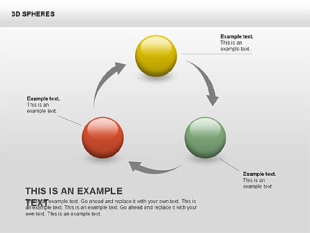 Formas de Esfera 3D, Diapositiva 5, 00399, Formas — PoweredTemplate.com