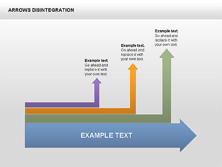 Sankey diagramme, Modele PowerPoint, 00401, Schémas de procédés — PoweredTemplate.com
