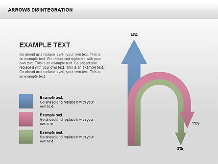 Diagrama de Sankey, Diapositiva 14, 00401, Diagramas de proceso — PoweredTemplate.com