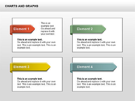 Charts and Graphs Collection, Slide 13, 00404, Graph Charts — PoweredTemplate.com