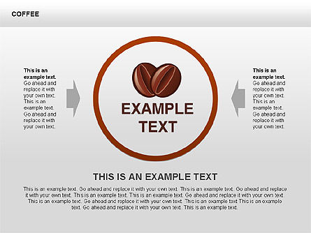 Coffee Shapes and Diagrams, Slide 14, 00407, Shapes — PoweredTemplate.com