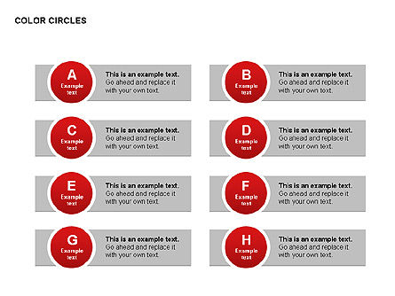 Kleur cirkels vormen, Dia 15, 00408, Stage diagrams — PoweredTemplate.com