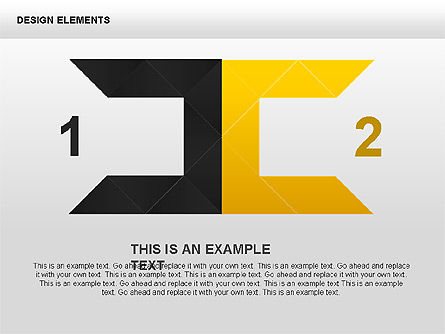 Desain Elemen Bentuk, Slide 15, 00412, Bagan Matriks — PoweredTemplate.com
