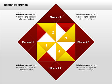 Design formas de elementos, Deslizar 3, 00412, Gráficos Matriciais — PoweredTemplate.com